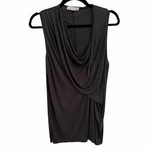 Zara W&B Collection Draped Top